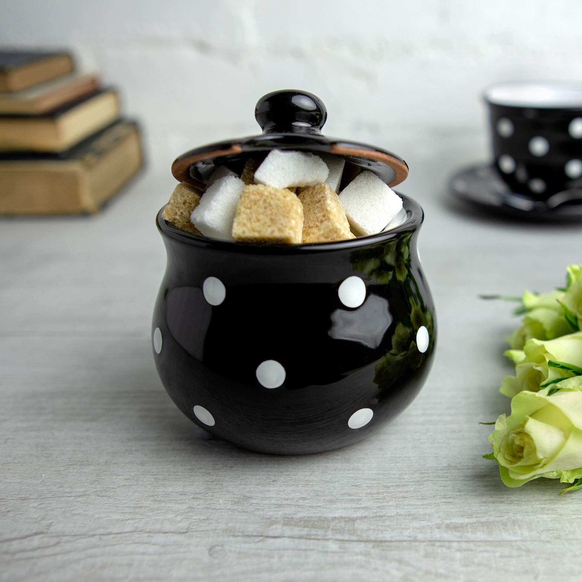 Servies : Suikerpot Delfts blauw bloemen klassiek – Holland Souvenir