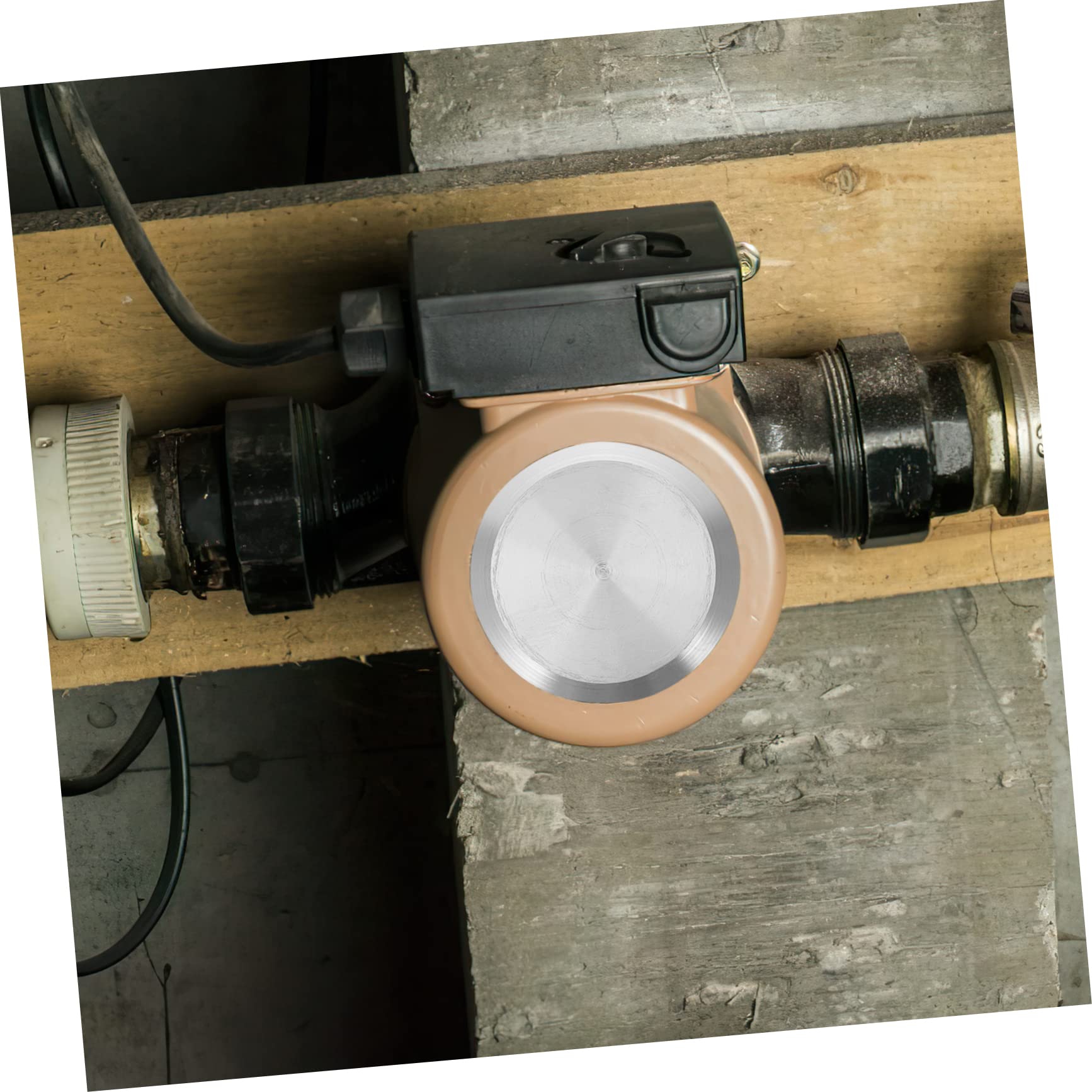 CIYODO Sanitary Fittings 304 Stainless Steel Tri Caps 2pcs Sanitary End Caps Drain Cover Plate Ferrule Flanges