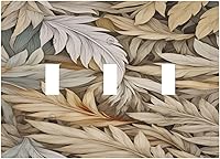 Vista 163 de Cubiertas Decorativas de Arte para Interruptores de Luz, Hojas de Otoño, Placa de Pared de Palanca Individual, Cubierta Decorativa de Interruptor