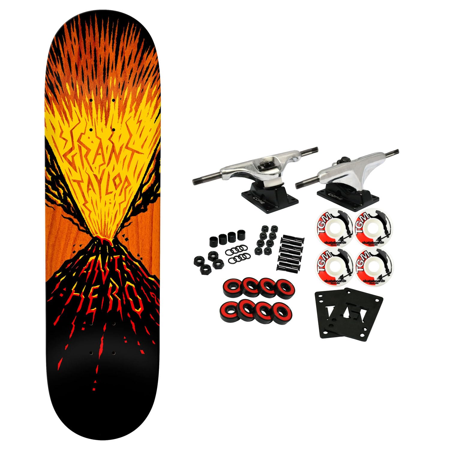 Anti Hero Skateboard Complete Grant Taylor GT DBX 8 38 x 32 25