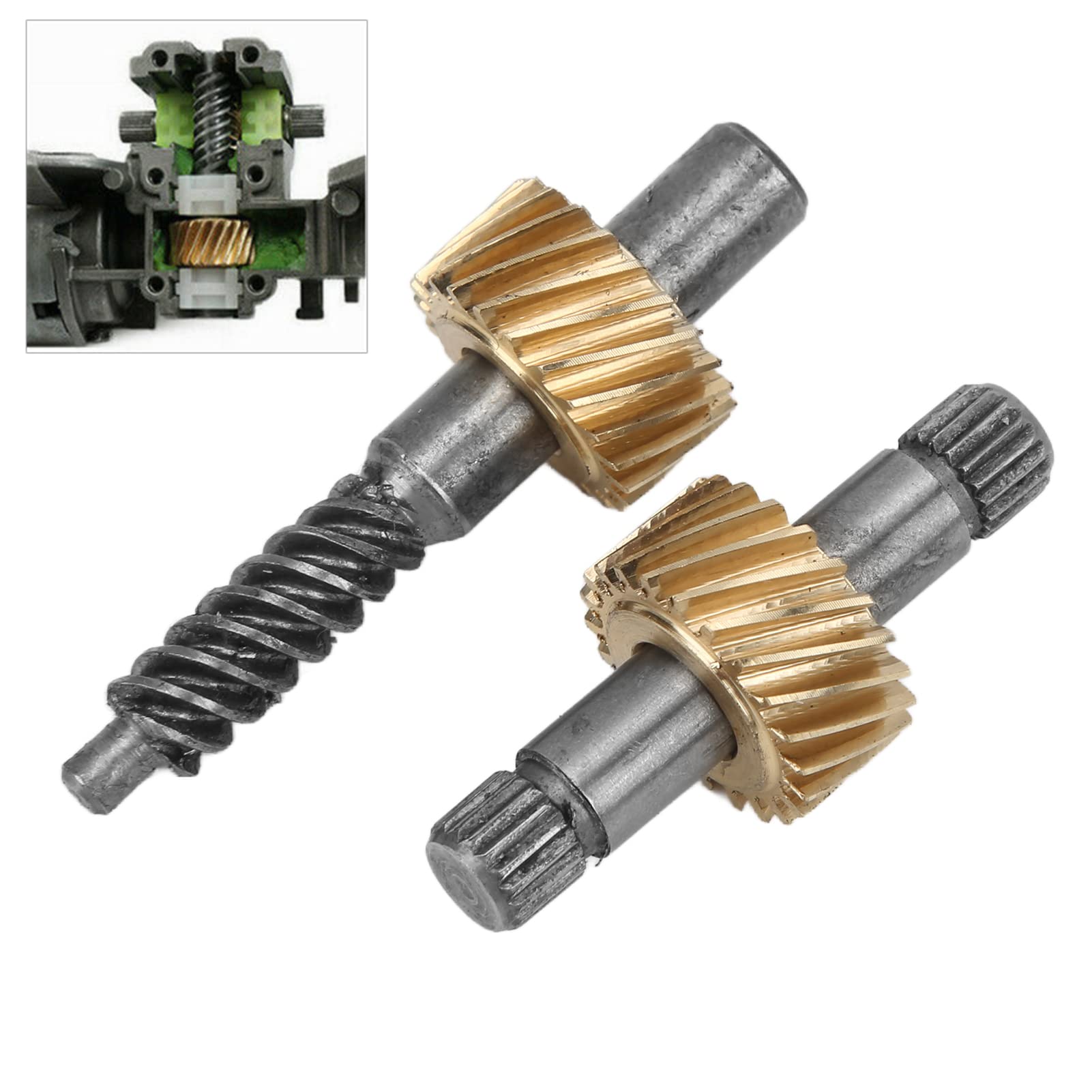 Kit di riparazione del motore con motore superiore convertibile Klatata Klatata 67618370816, ingranaggio del motore di sostituzione diretto e fibbia per il fissaggio della parte