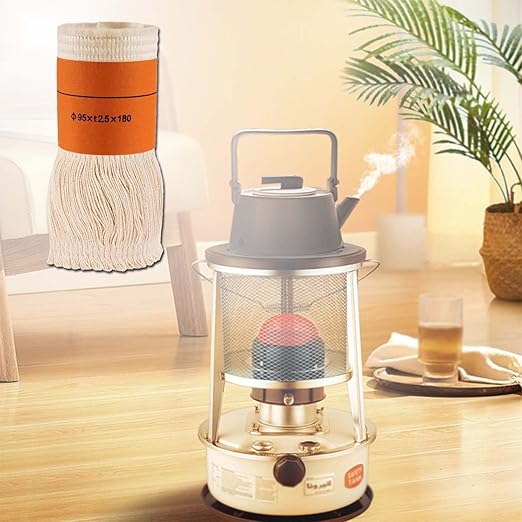 Amazon.co.jp 高効率綿芯 オイルヒーター芯 オイルランプ芯 替え芯 ケロシンプラス/キャンプストーブ/石油ストーブ用