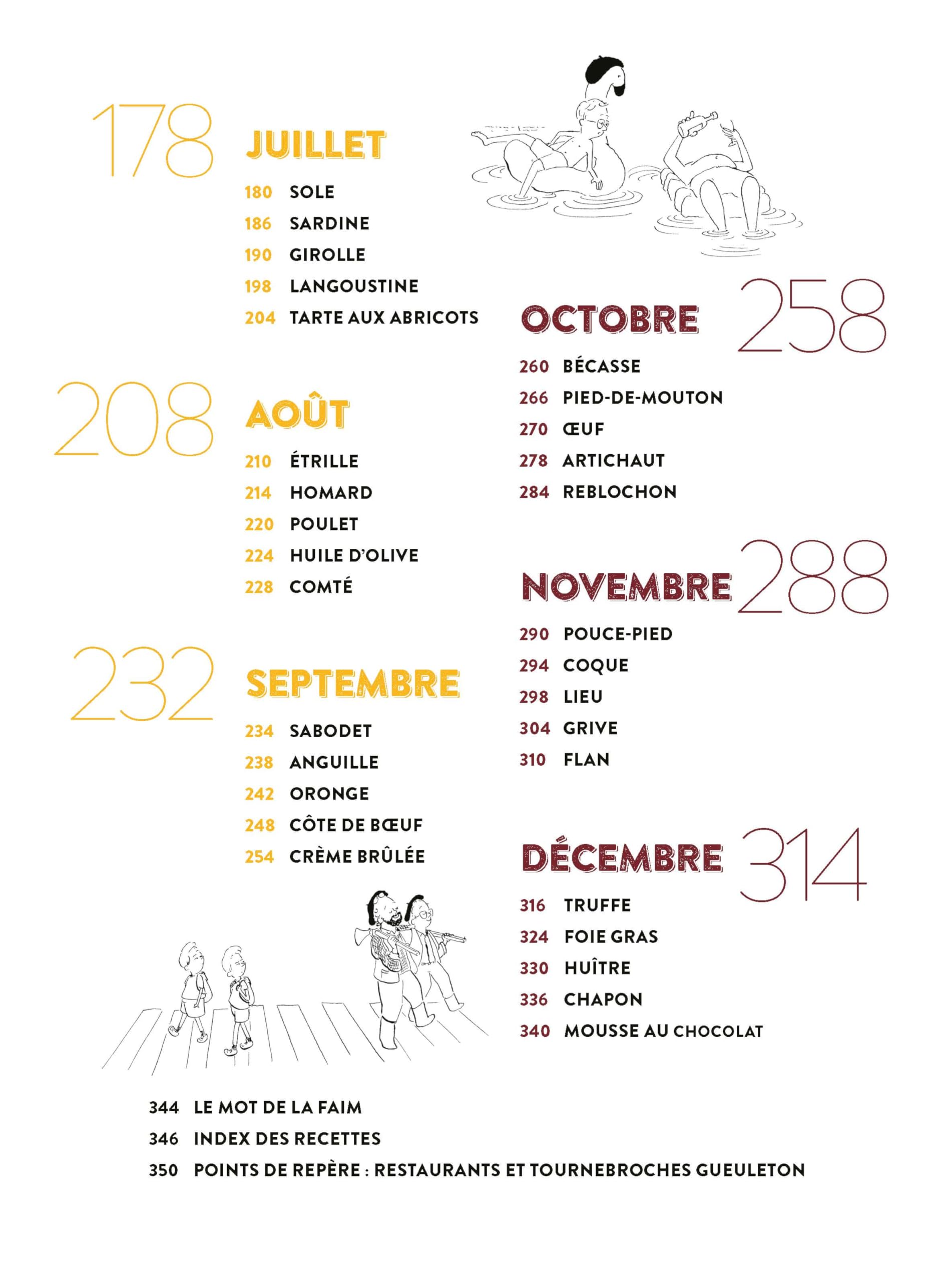 Une année à la table des bons vivants: 60 produits du terroir à déguster de janvier à décembre