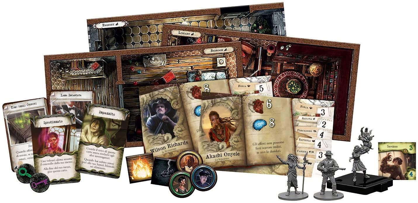 Asmodee-Le Case Della Follia 2A Edizione, Gioco Da Tavolo, 9400 & Case Della Follia Seconda Edizione-Oltre La Soglia, 9403