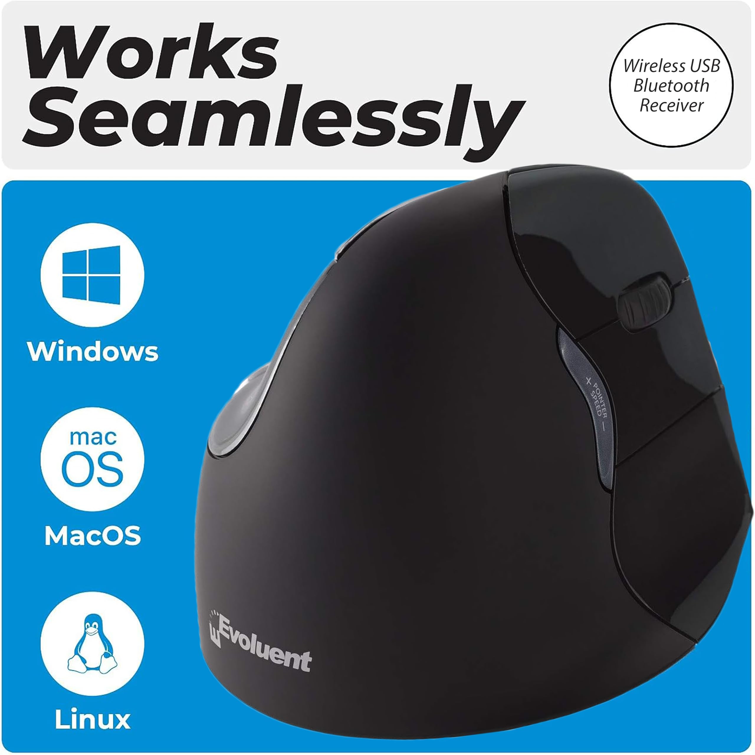 Amazon | Evoluent VM4RM VerticalMouse 4 右手用人間工学マウス