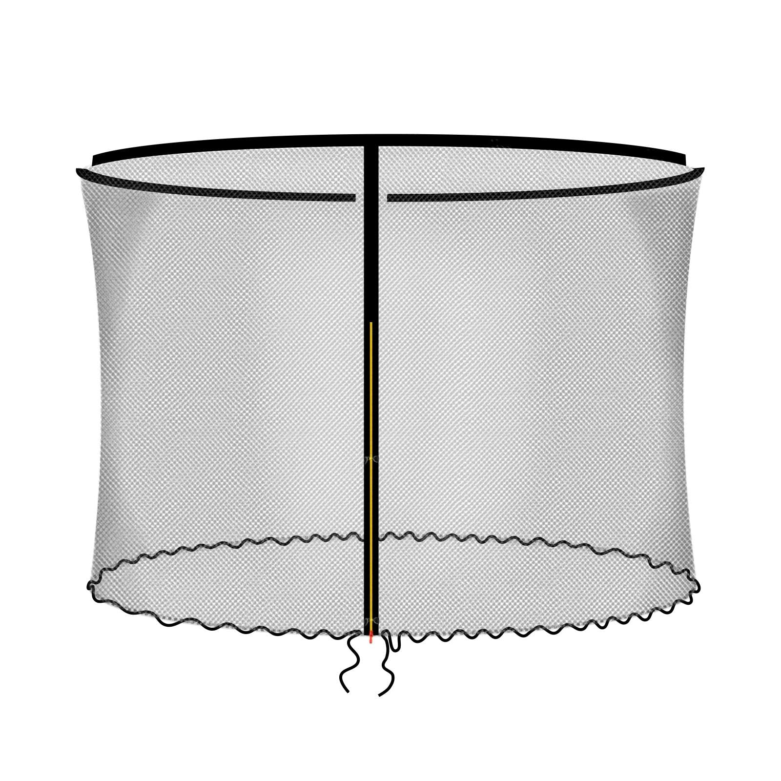 Baunsal® Trampolin Sicherheitsnetz Ø 244 cm (FGIS) für 3 Netzstangen Netzhöhe 180 cm Ersatzteile Netz Schutznetz Kindertrampolin Ersatznetz Gartentrampolin Outdoor