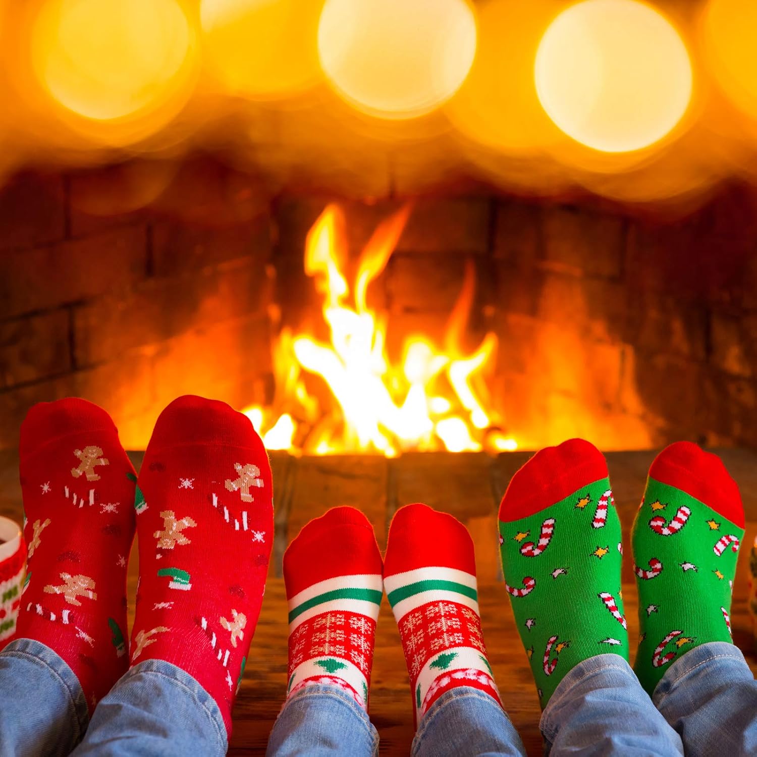 Cooraby 24 Pairs Women Christmas Socks Warm Cotton Crew Xmas Socks for Girls Women Christmas Gifts - Image 6