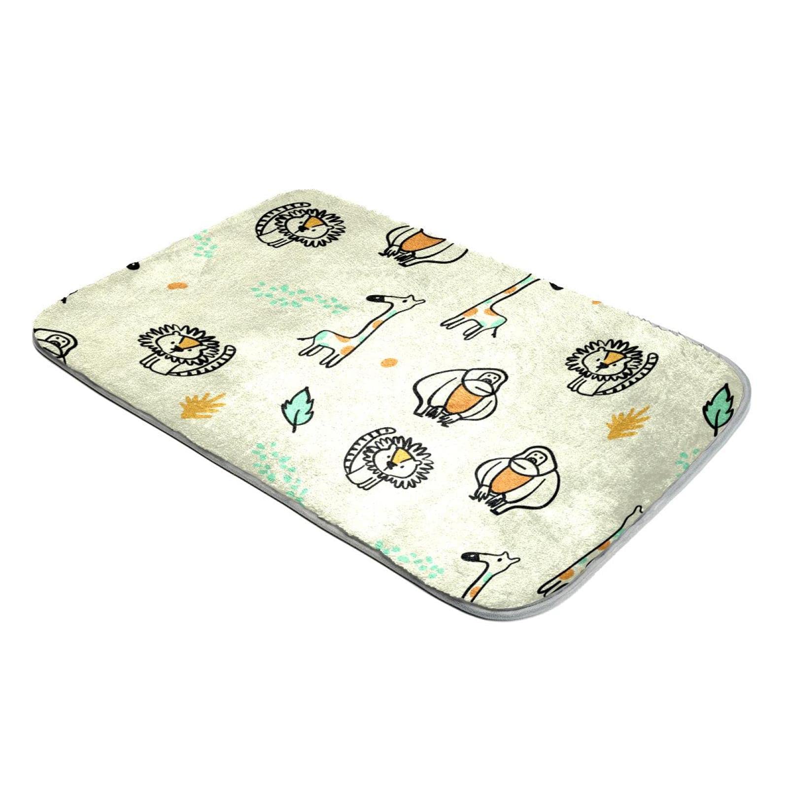 Tapis à poils longs doux en fausse fourrure orange jaune pour deco scandinave