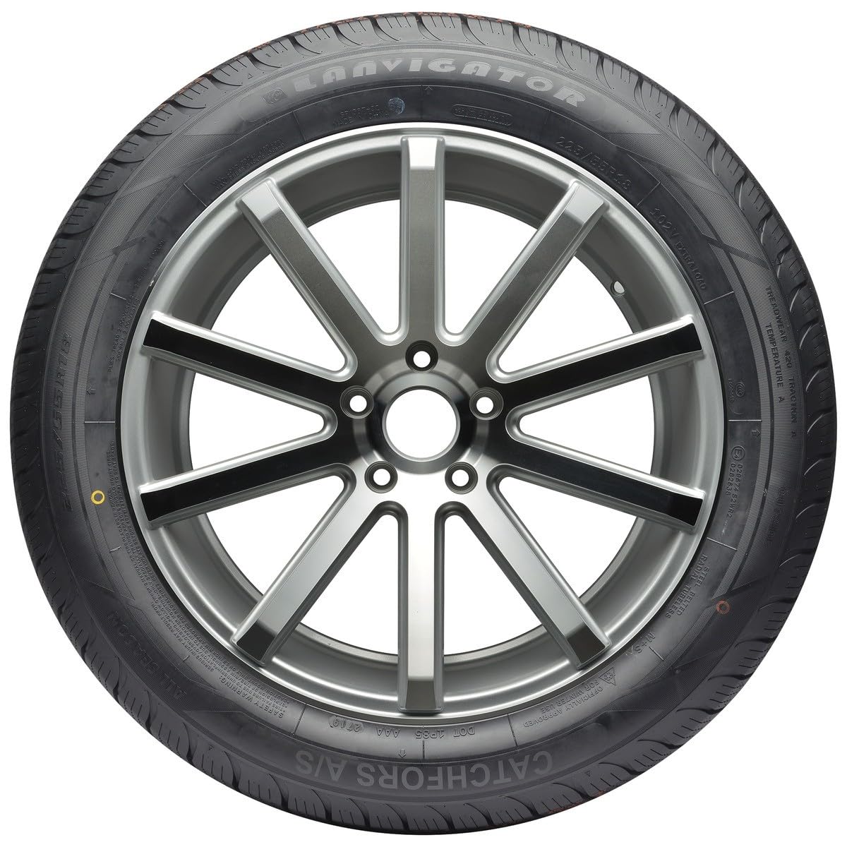Lanvigator 235/50 R18 101W XL Ganzjahresreifen Allwetter M+S 3PMSF Reifen Kompatibel mit VW TIGUAN 5N Phaeton 3D1, 3D2, 3D3, 3D4, 3D6, 3D7, 3D8, 3D9, MERCEDES-BENZ GLA X156, OPEL, BMW