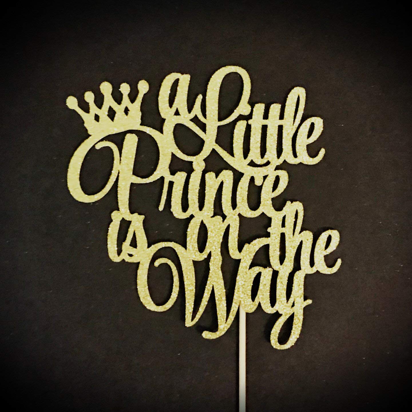 Buy A Little Prince is on The Way Cake Topper Boy Baby Shower Cake