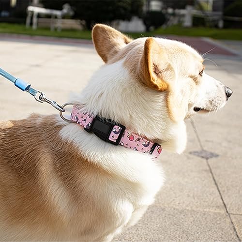 Miniatura 4 de HSIGIO Airtag - Collar para perro, collar de nailon suave y ajustable de alta calidad, collares de perro con GPS duraderos con patrón elegante y