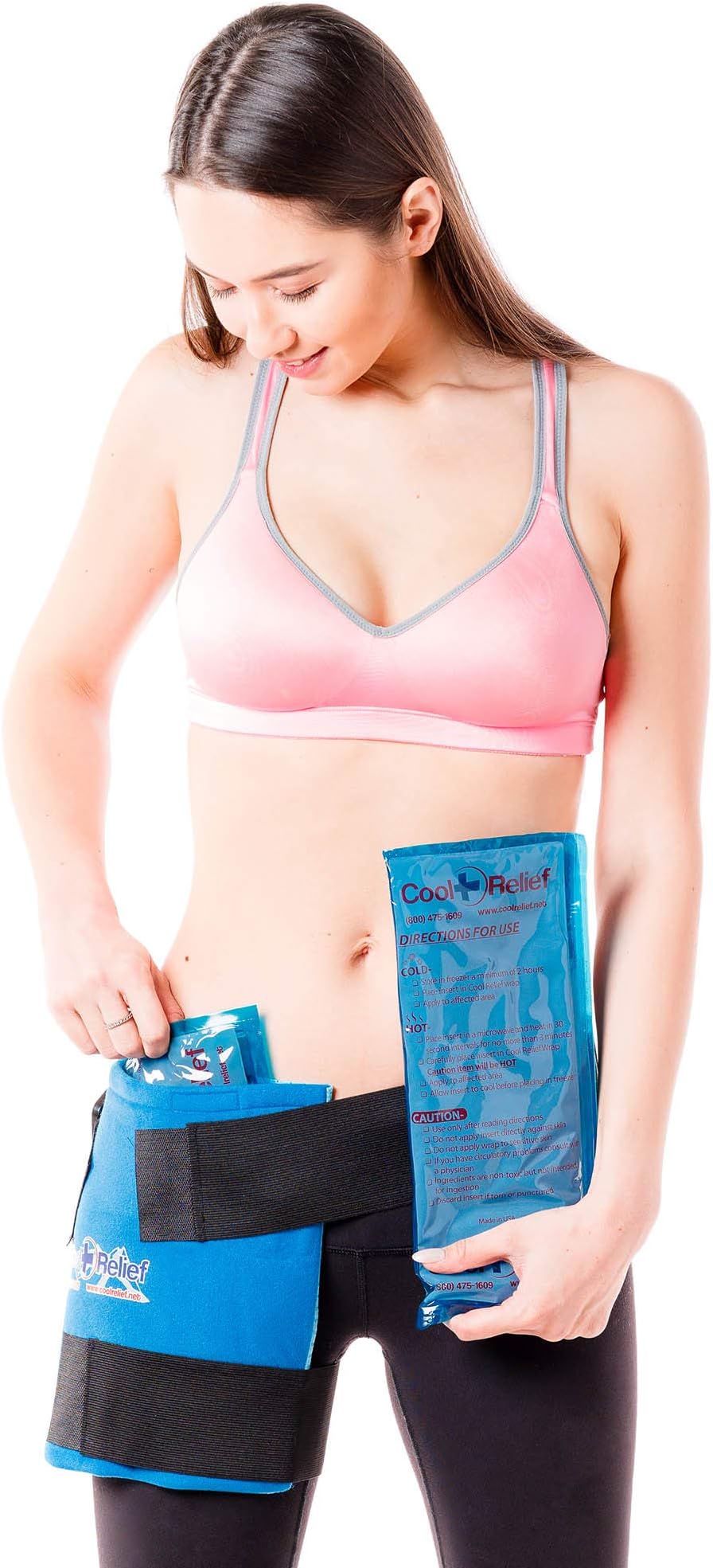 Soft Gel Hip Ice Wrap by Cool Relief (2 Removeable Inserts)