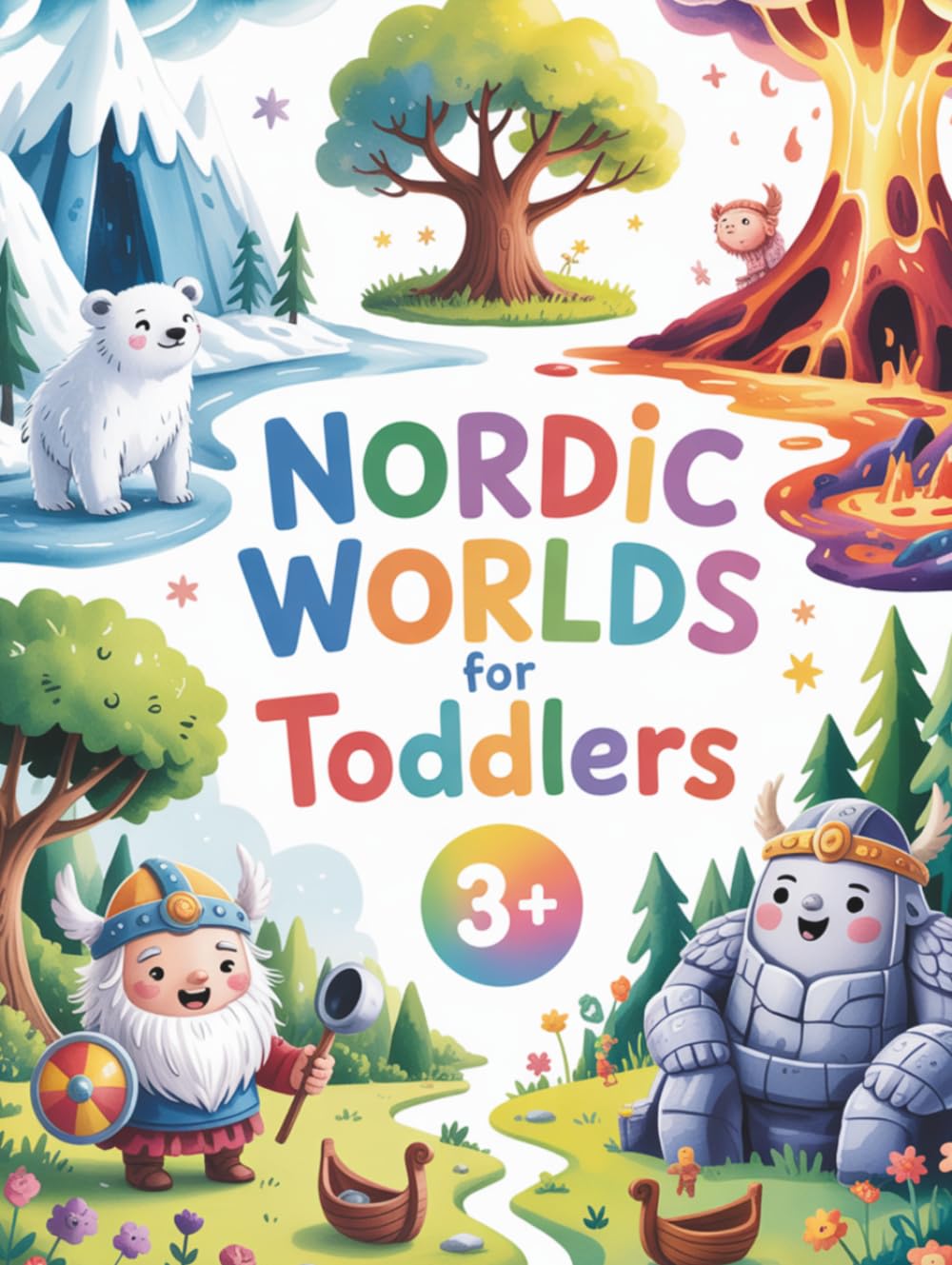 Nordic Worlds for Toddlers: A child-friendly Journey through the Nine Worlds of Norse Mythology (Norse mythology for children)