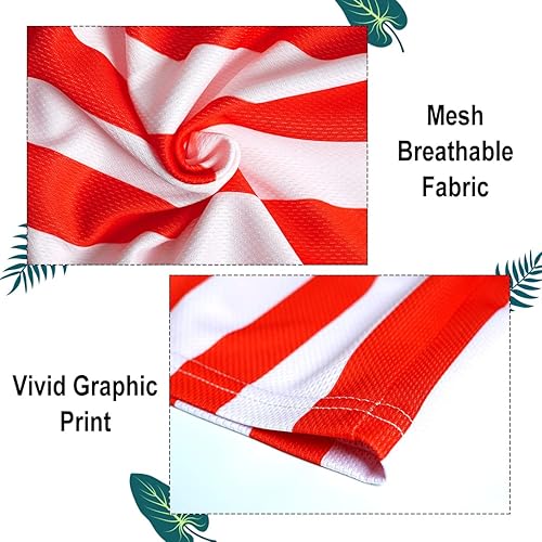 Miniatura 6 de AIMPACT Pantalones cortos con estampado gráfico para hombre, 5 pulgadas, para entrenamiento, gimnasio, correr, baloncesto, verano, playa, pantalones