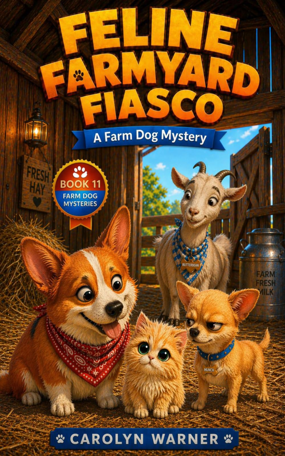 Feline Farmyard Fiasco: A Farm Dog Mystery (The Farm Dog Mysteries)