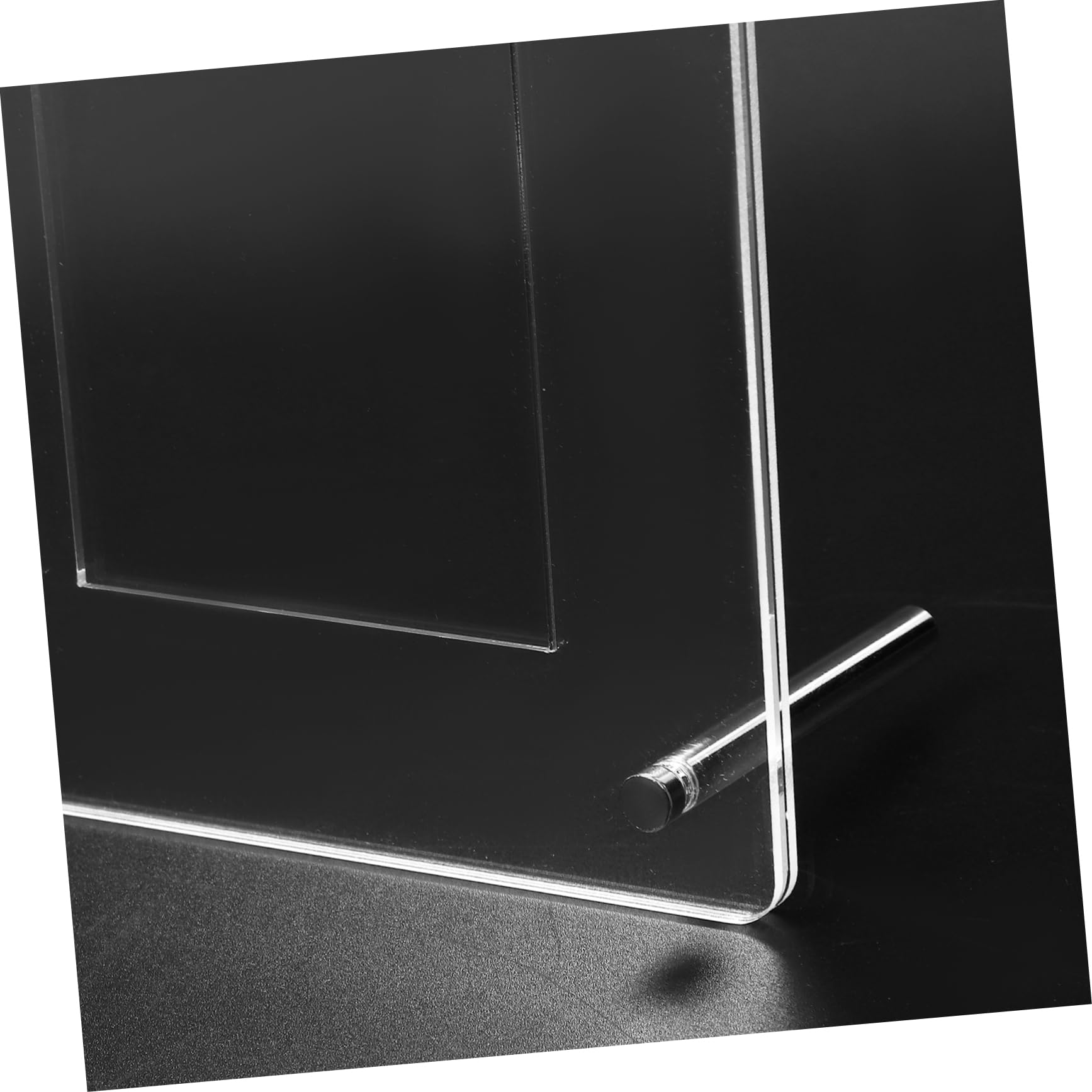 Veemoon Clear Acrylic Trading Card Display Frame - 3 Slot Holder for Graded Sports Cards - Organizer Stand