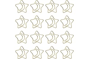 50pcs Star Shape Paper Clips