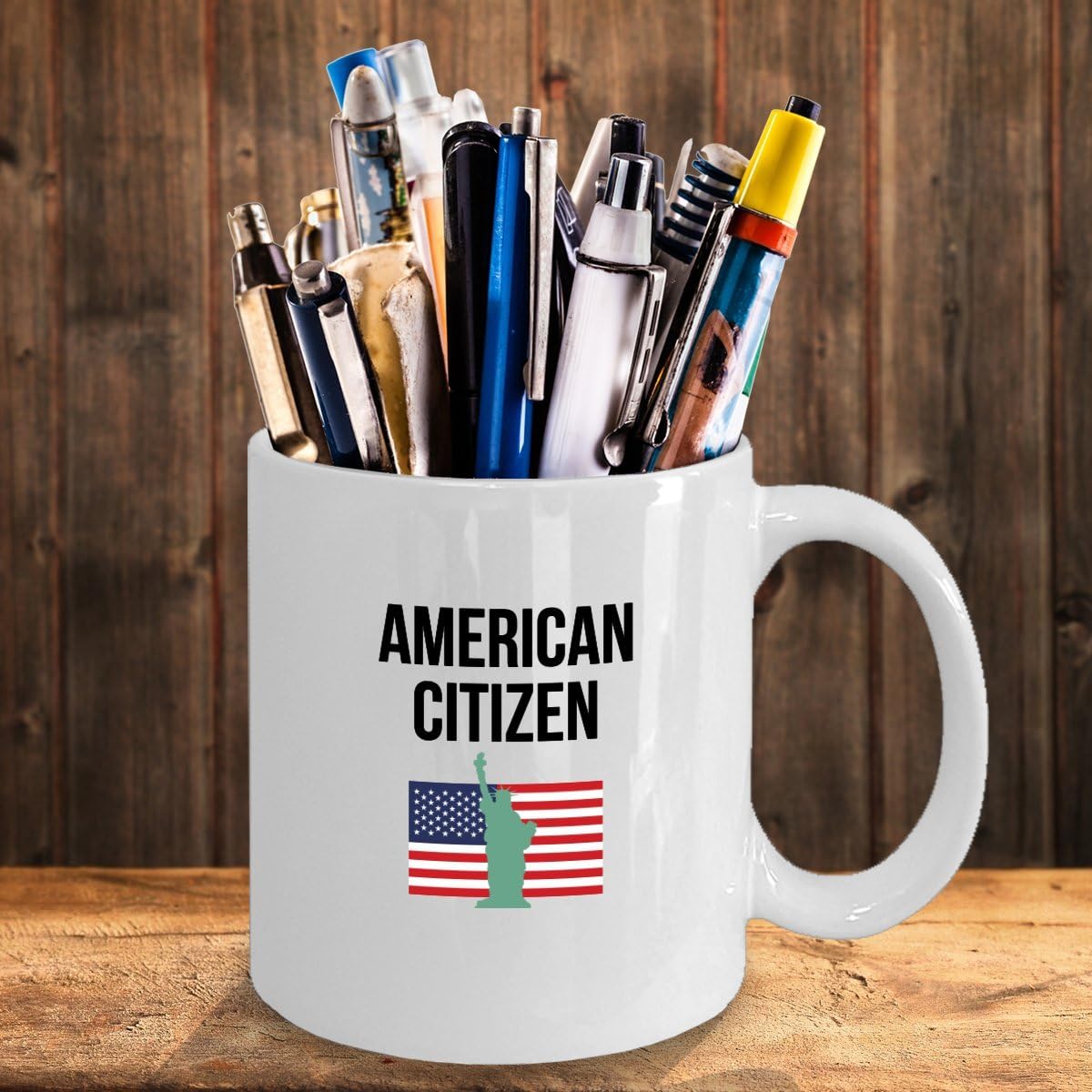 🔥 Hot Deals American Citizen Flag Coffee & Tea Gift Mug Exclusive Discount 50% Price American Citizen Flag Coffee & Tea Gift Mug