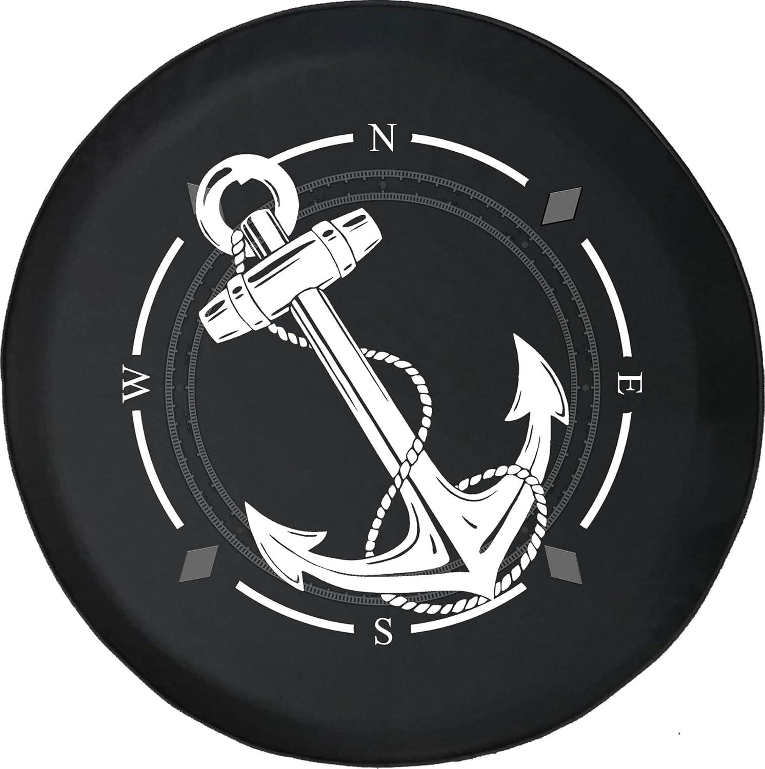 Tire Cover Compass Ship Nautical Anchor BoatingWheel Covers Fit for SUV Accessories Trailer RV Accessories and Many Vehicles