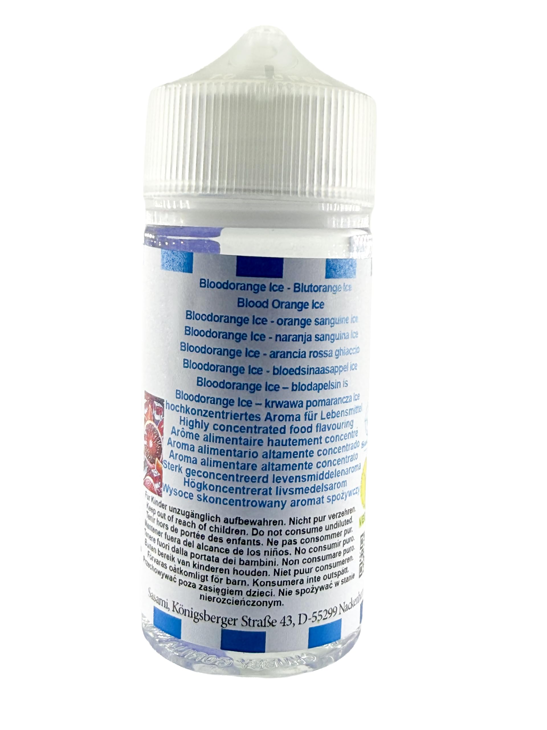 Bloodorange Ice - naranja sanguina Ice aroma concentrado - Vegano - Sasami - 100ml