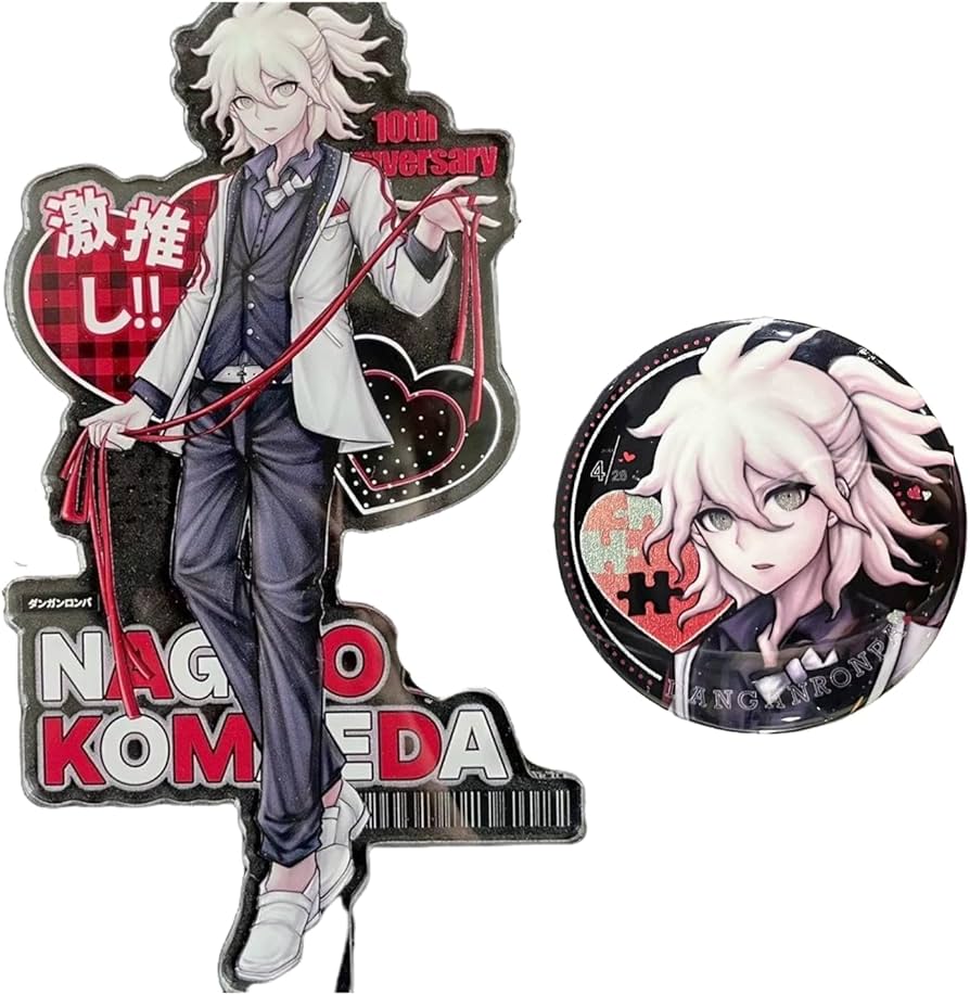 Amazon.co.jp: ダンガンロンパ 狛枝 凪斗 アクリルスタンド 缶バッジ