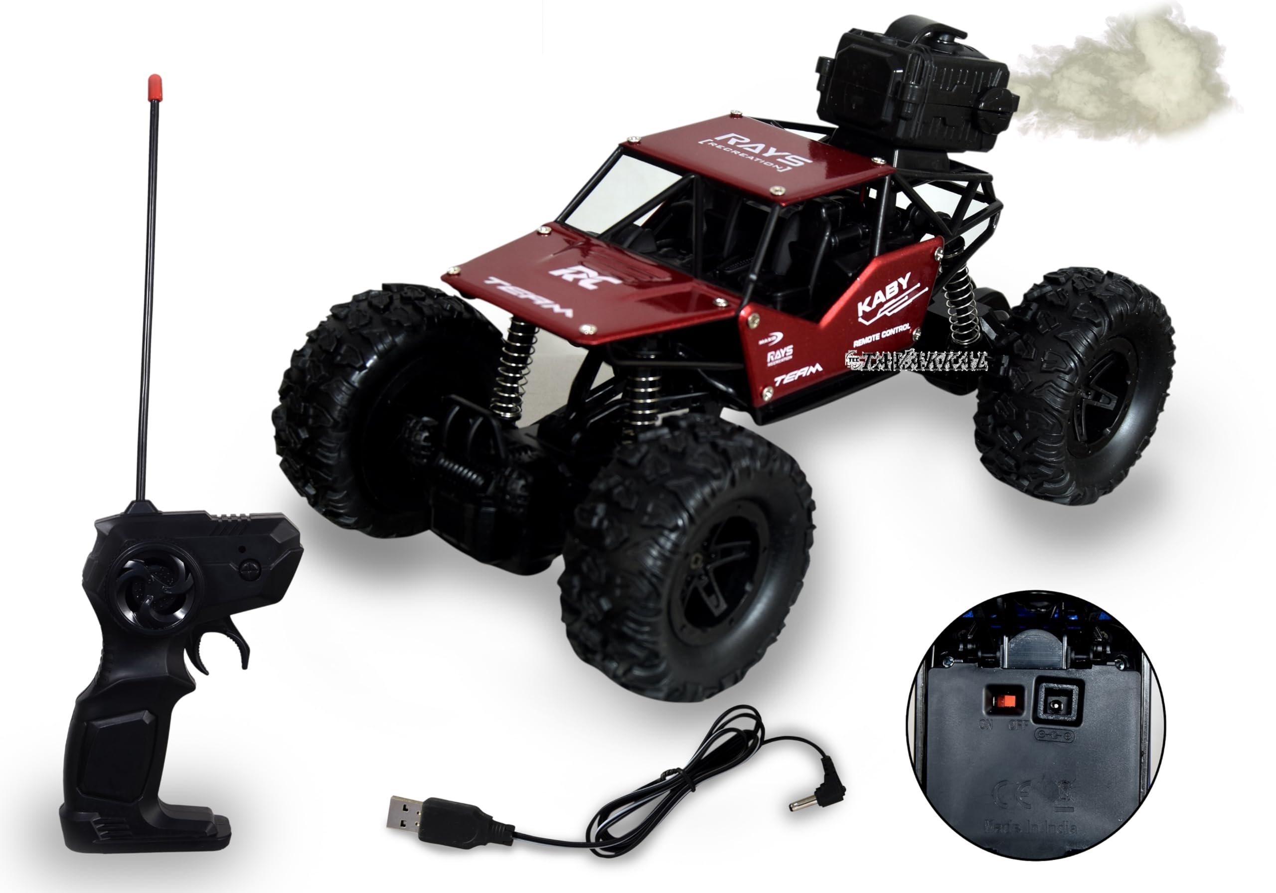 See full amazon price history chart for TEC TAVAKKAL Remote Control Rock Crawler Mist Smoke Spray Function, High Speed 1:18 RC Car Toys for Boys 2WD Off Road Vehicle Toy Cars for Kids Monster Truck Rock Climbing Car Toy for Kids (Red) TEC TAVAKKAL Remote Control Rock Crawler Mist Smoke Spray Function, High Speed 1:18 RC Car Toys for Boys 2WD Off Road Vehicle Toy Cars for Kids Monster Truck Rock Climbing Car Toy for Kids (Red) (B0CR3WDLN2) Amazon Price History, Amazon Price Tracker