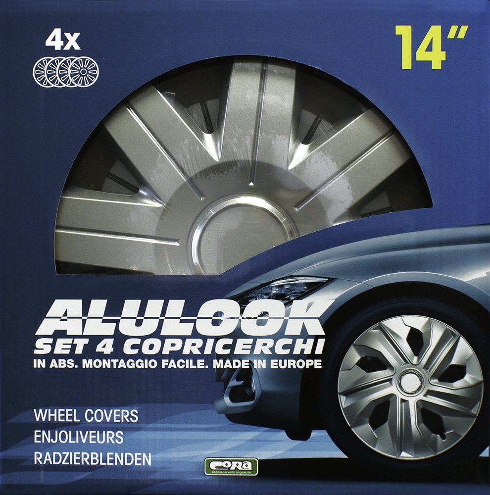 CORA 40544 Box 4 Alulook Cosmos Ring Copricerchi, 14"