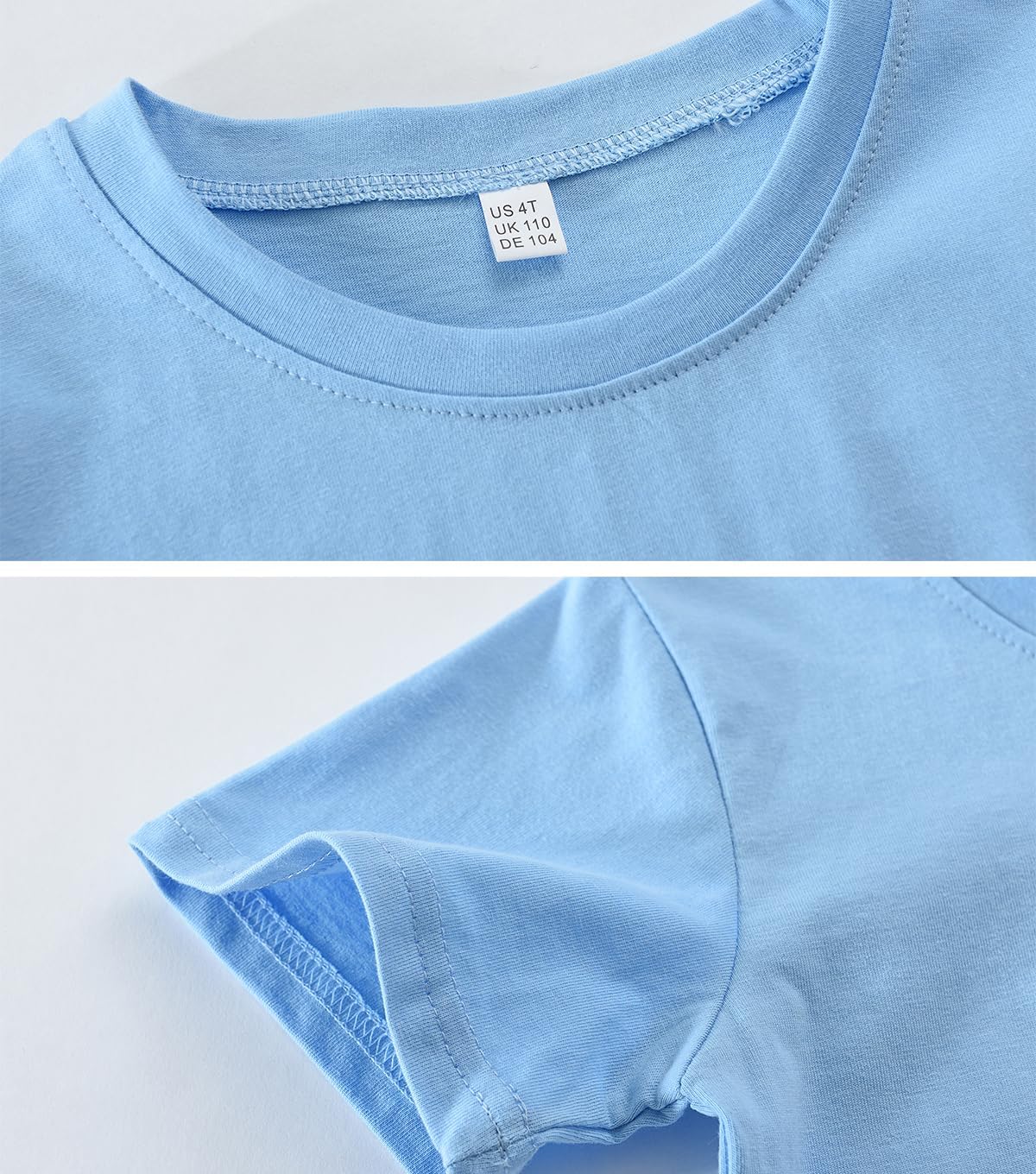 Tkria Toddler Boy Shirt 2 Pcak Monster Truck Train Planet Boy Short Sleeve Tshirt 2-7T - Image 7