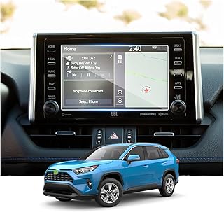 Ruiya Screen Protector for Toyota RAV4 2019+ 7 In GPS Infotainment Touchscreen 9HD Tempered Glass Compatible with 2019 2020 2021 2022 RAV4 Hybrid SE LE XLE PREMIUM