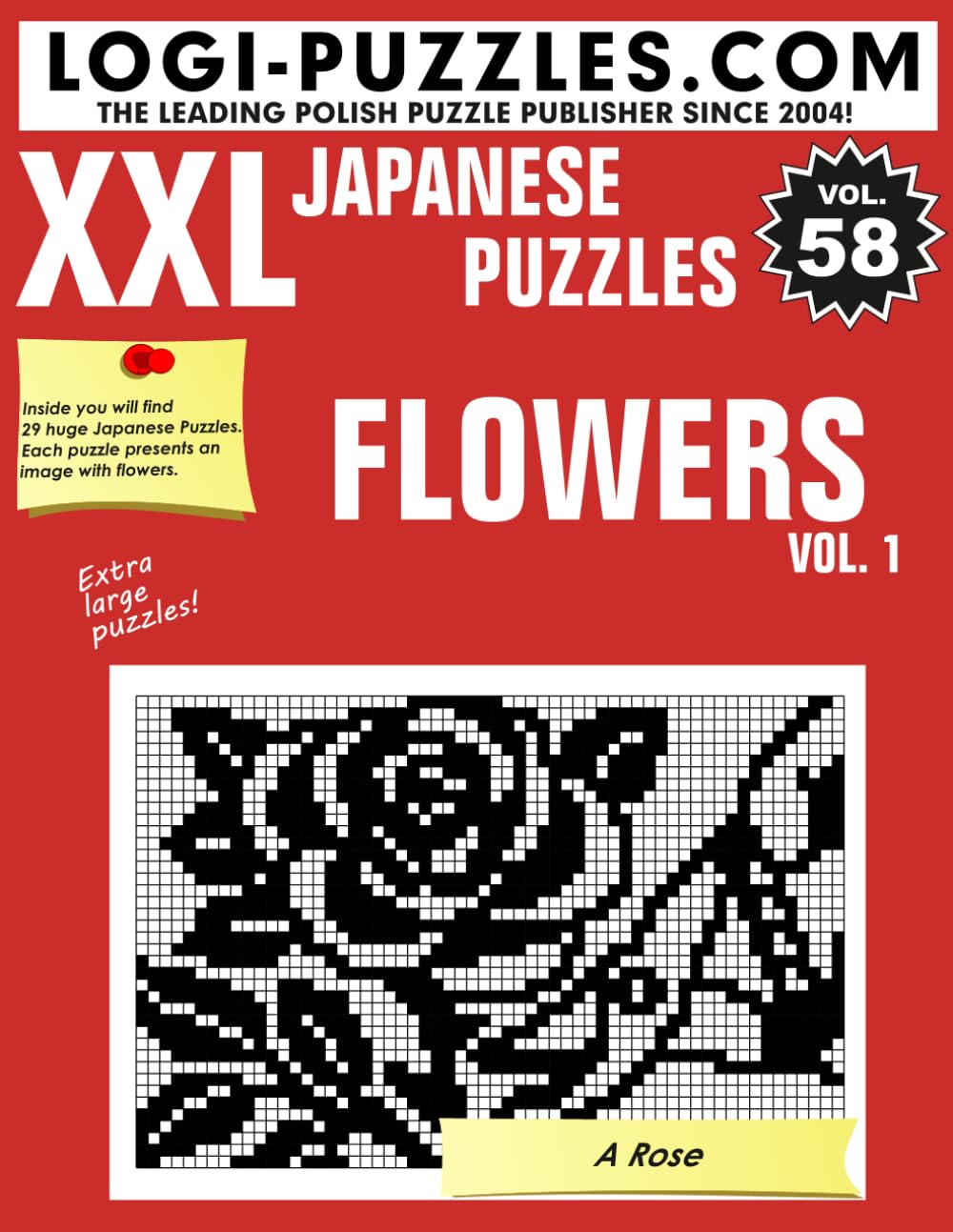 XXL Japanese Puzzles: Flowers vol. 1