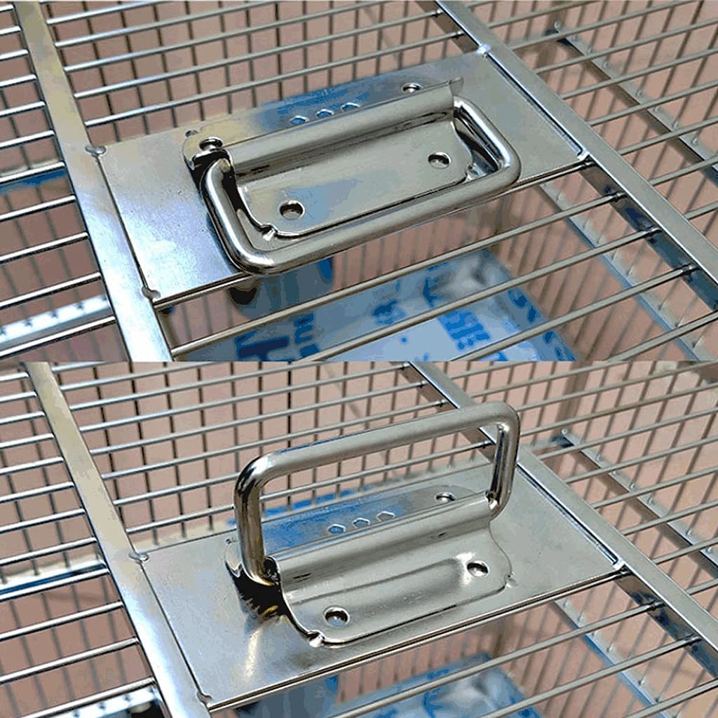 Klatka Dla Ptaków Duże Klatki Dla Ptaków Klatka Dla Ptaków Z Kutego Żelaza Przenośna Klatka Dla Ptaków Transportery Dla Ptaków Ze Stali Nierdzewnej Srebrny Transporter Dla Ptaków Na Zewnątrz Nowators