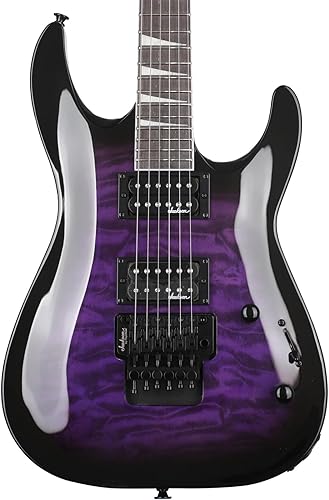 Jackson Dinky Arch Top JS32Q DKA - Explosión púrpura transparente