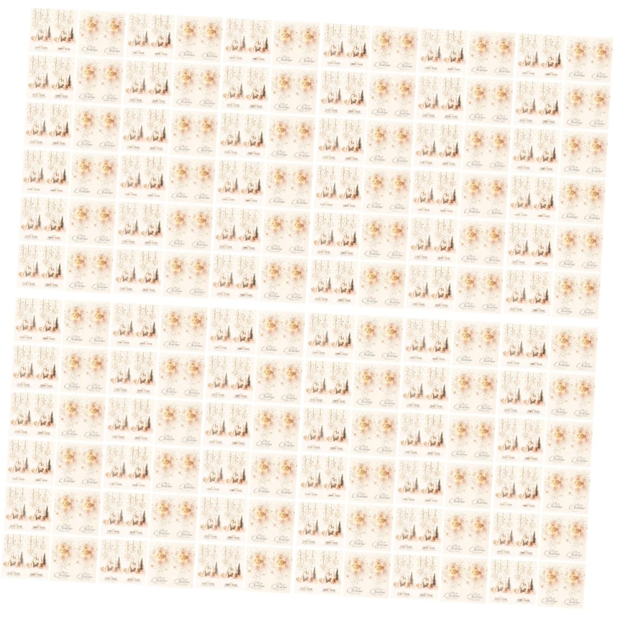 STOBOK 200pezzi Adesivi Decorativi Natalizi Per Scatole e Buste Stickers Mano Per Decorazioni Natale e Regali Per Biglietti Pacchi e Sacchetti Caramelle