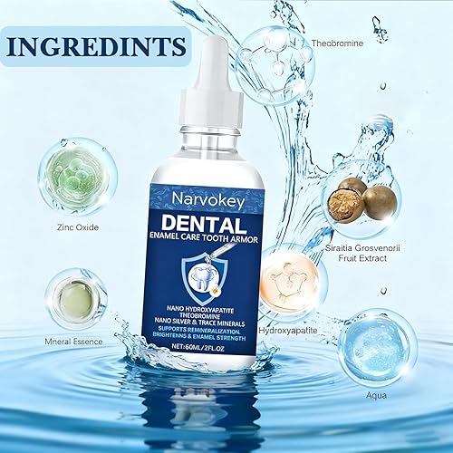Miniatura 5 de Armadura de dientes para reparación de caries, fórmula de fortalecimiento de esmalte transparente con hidroxi para la salud de la defensa de la