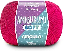 Linha Amigurumi Soft - Circulo - croche e trico (3334-Tulipa)
