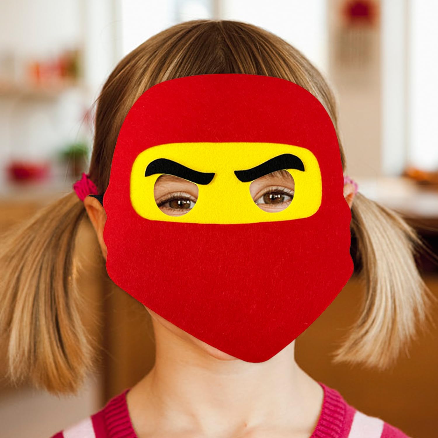 5 Pieces Of Ninja Mask, Cartoon Mask for Children Creative Personality Mask, Role-Playing Mask, Children'S Party Costume Accessories - Image 4