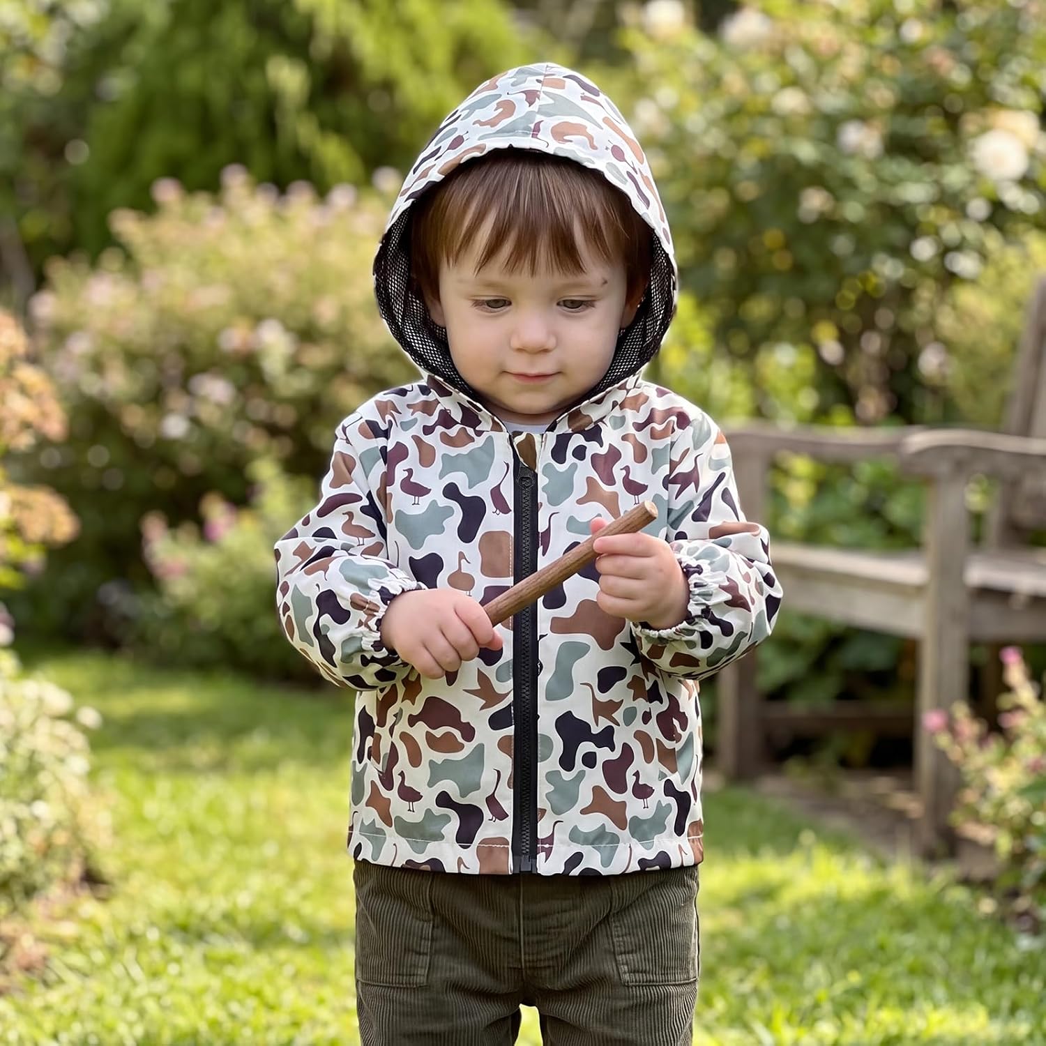 Toddler Baby Boy Jacket Hunting Hoodie Windbreaker Fall Winter Coat | Long Sleeve Zipper Jacket, Baby Boy Rain Jacket, Hunting Clothes, Boys Lightweight Hoodie Coat, Cute Fall Winter Outfits