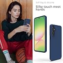 YATWIN Silicone Back Case for Samsung Galaxy A56, Soft-Touch Phone Back Cover for Samsung Galaxy A56 - Dark Blue gallery image