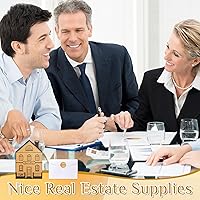 Vista 5 de Fulmoon 30 Set Congratulations on Your New Home Cards Bulk Thank You House Shaped Welcome Cards with Envelope and Stickers Housewarming Closing