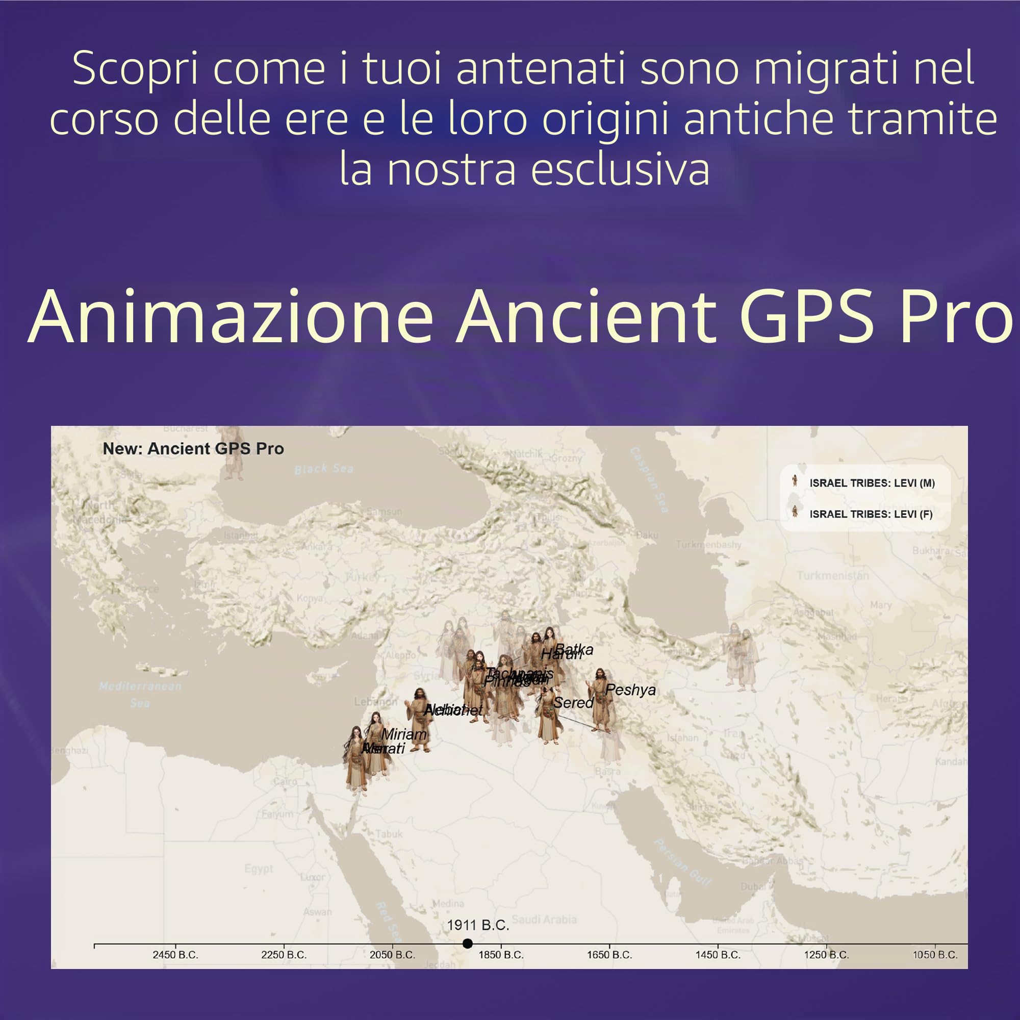 Carica il tuo file DNA autosomico grezzo e scopri la tua eredità con il test degli antenati "Tribes of Israel: Levi" di Ancient DNA Hub | Traccia radici tribali, lignaggio storico e migrazione antica