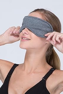 Cottonique Hypoallergenic Sleep Eye Mask Made from 100% Organic Cotton (...