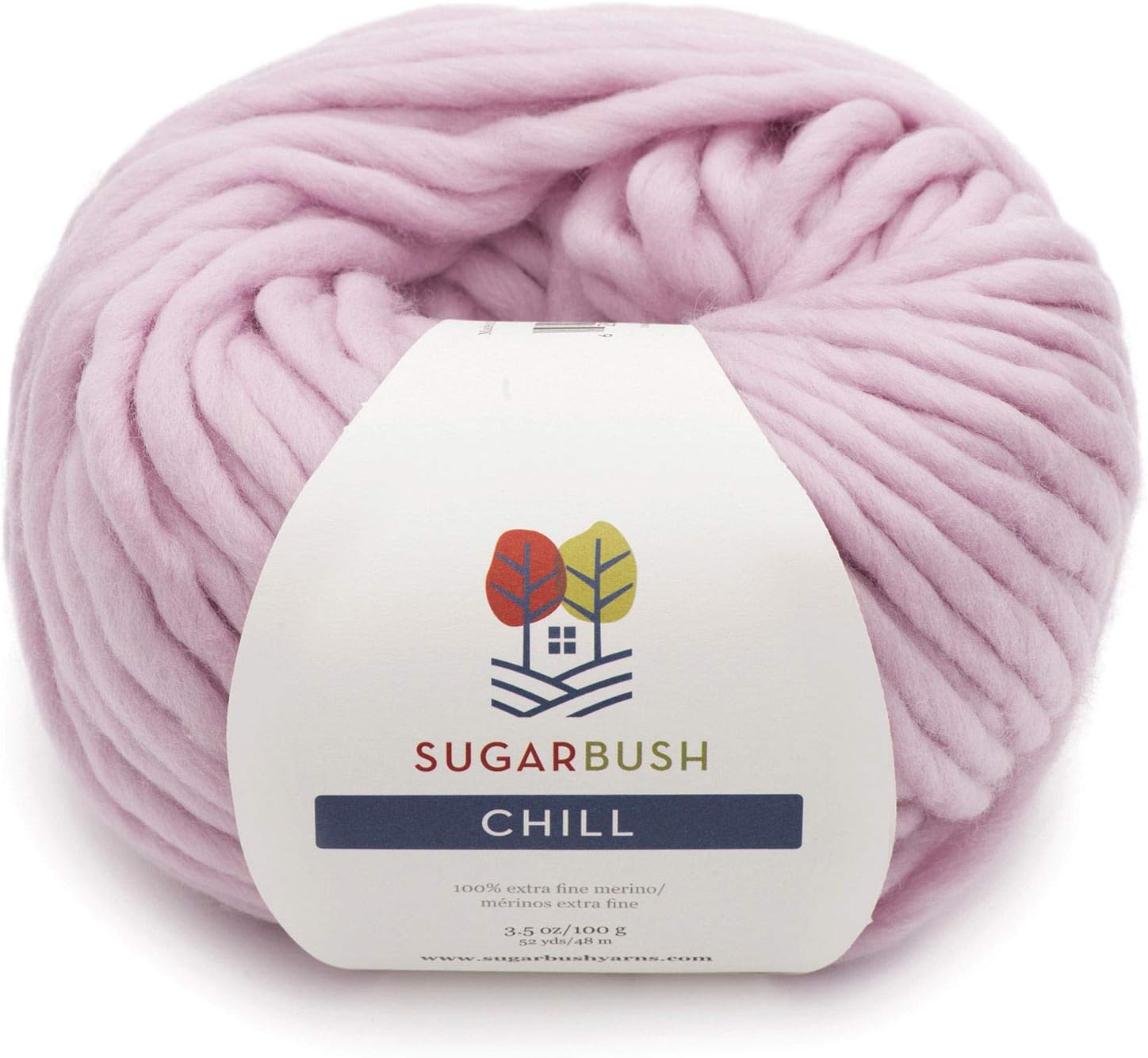 Sugar Bush Yarn Chill Extra Bulky Weight, Fire Pink