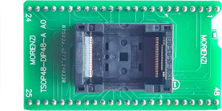 TSOP48 to DIP48 Socket Universal Adapter Nand Nor Flash Eeprom Mcu for IC Chip Reader Writer Programmer