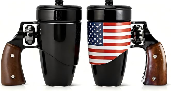 VIREESR Fathers Day Dad Gifts, Novelty Coffee Mugs for Men, Birthday Gifts for Father, Black Cool Unique Coffee Mug