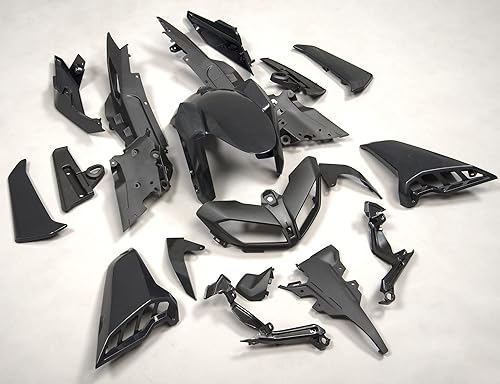 Miniatura 5 de Kit de carenado de plástico de inyección de ABS sin pintar para motocicleta compatible con MT09 2017 2018 2019 19 piezaskit completo de carrocería