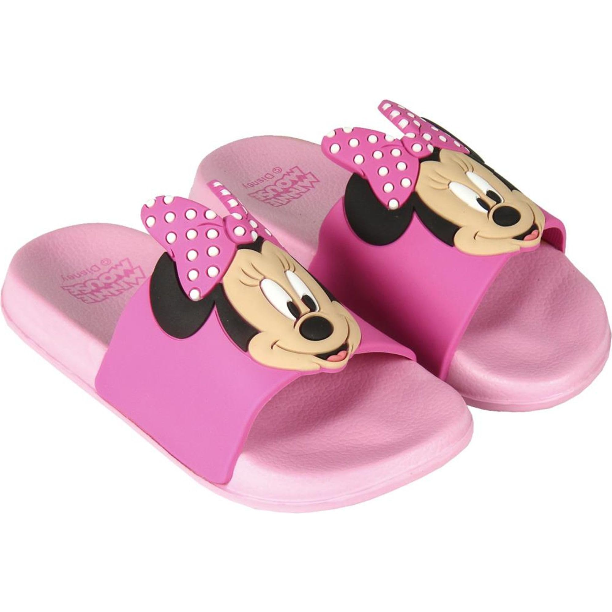 CERDÁ LIFE'S LITTLE MOMENTS Minnie Flip Flops - Fuchsia Colour - Size 8 - Printed on the Design - Children's Flip Flops made of 100% EVA - Original Product Designed in Spain