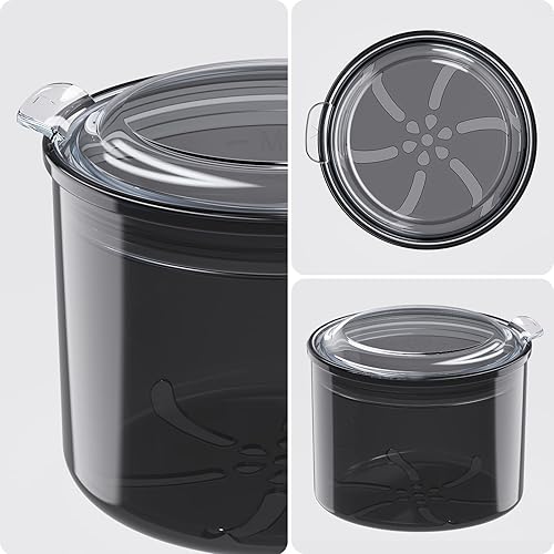 Miniatura 3 de Estuche de dentadura, taza de baño con cepillo, vasos para dentaduras postizas para remojar dentaduras, retenedores, estuche de almacenamiento de