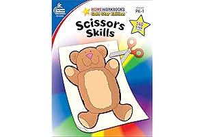 Carson Dellosa Scissor Skills Activity Book for Preschoolers