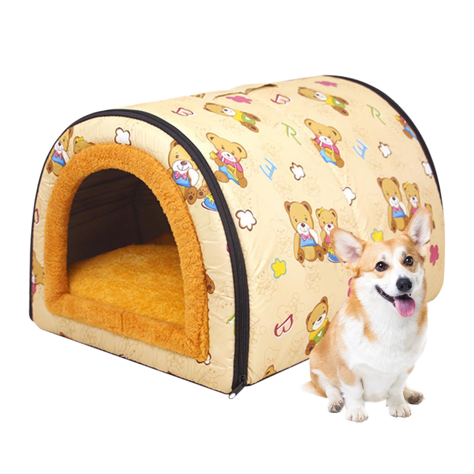 Lit grotte pour chat et petit chien idéal pour le salon ou le camping