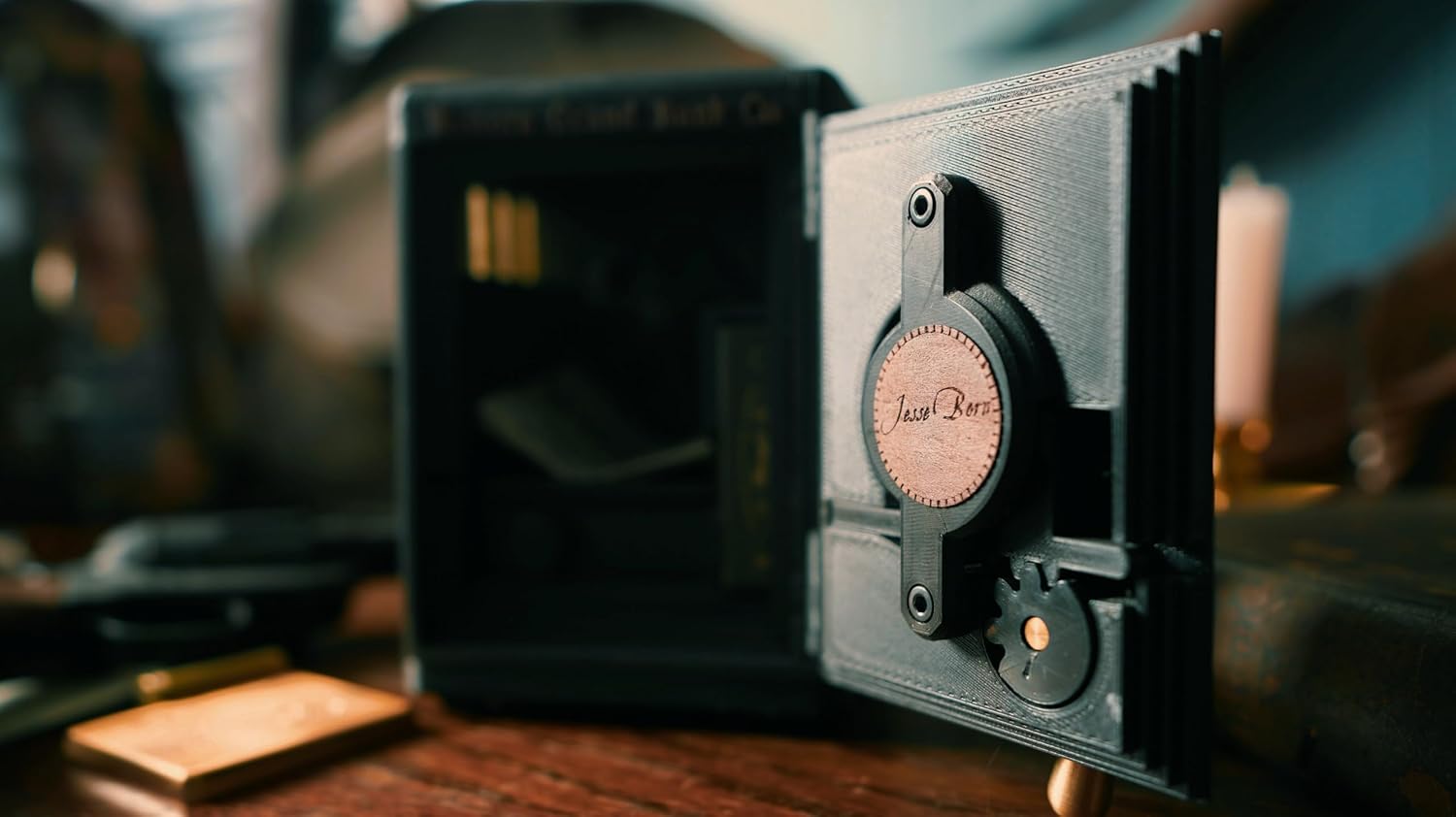 The Lost Vault of Jesse James - A Jesse Born Sequential Discovery Puzzlebox - Secret Compartments, Riddles, and Combinations - Intermediate Level 30-45 Minute Solve
